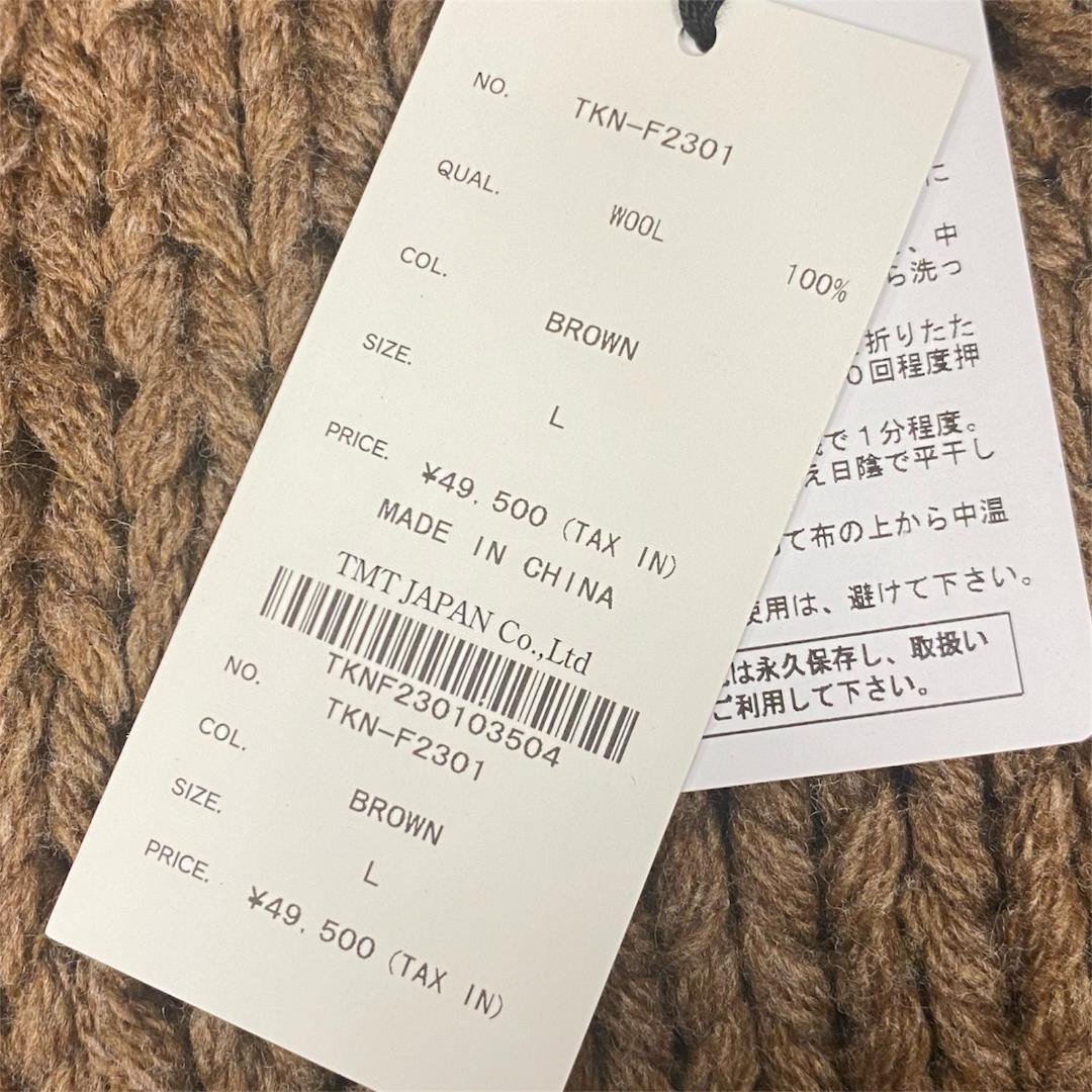 定価49500円 L TMT タートルネック セーター ニット ウール100