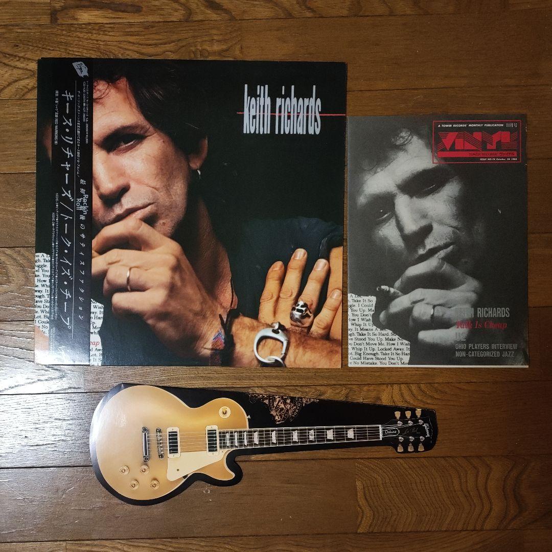 美品LPレコード】キース・リチャーズ／トーク・イズ・チープ - メルカリ