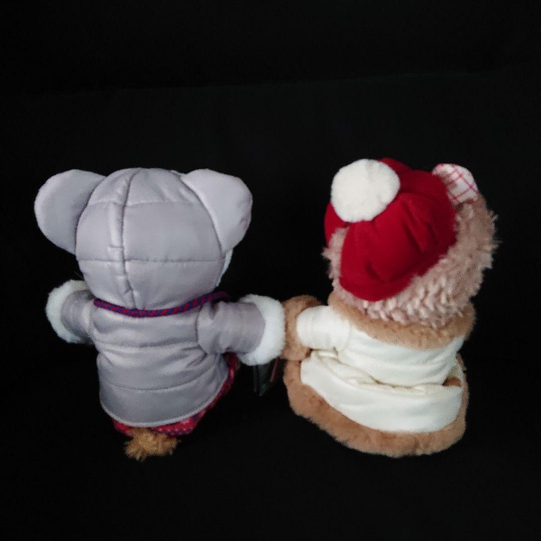 上海ディズニー ダッフィー&シェリーメイ SSサイズ クリスマス ぬいぐるみ