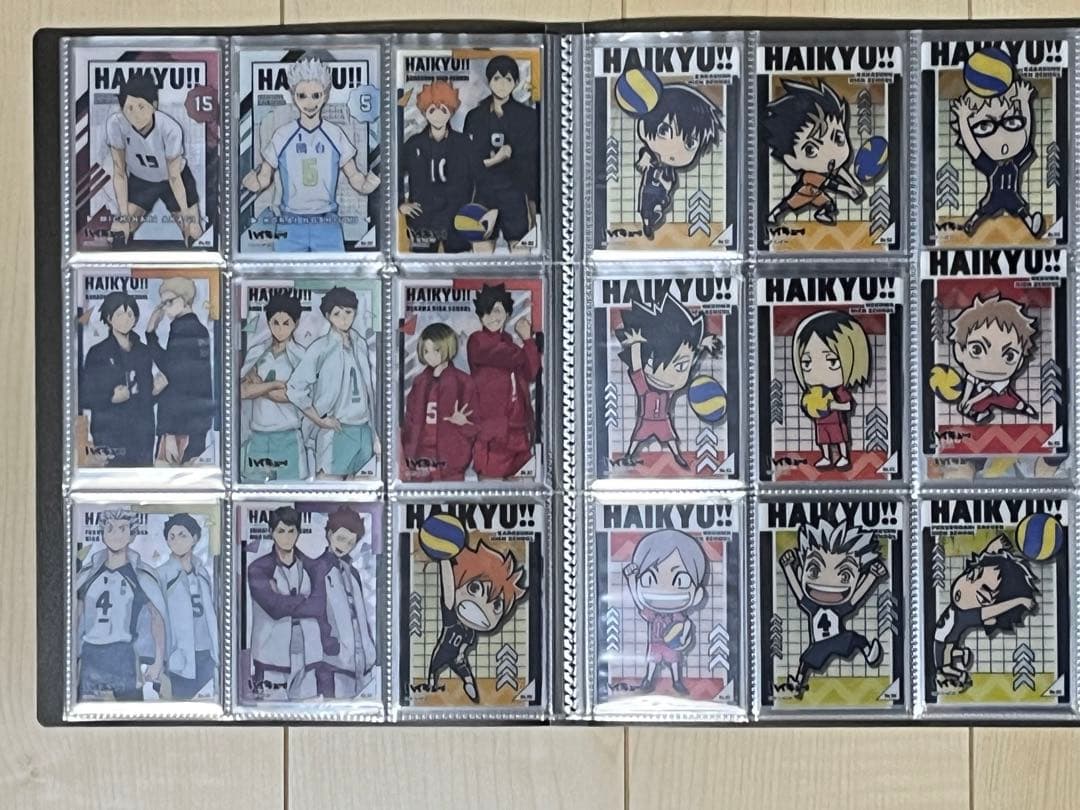ハイキュー クリアカードコレクション1・2・3・4 全174種＋特典3枚 黒