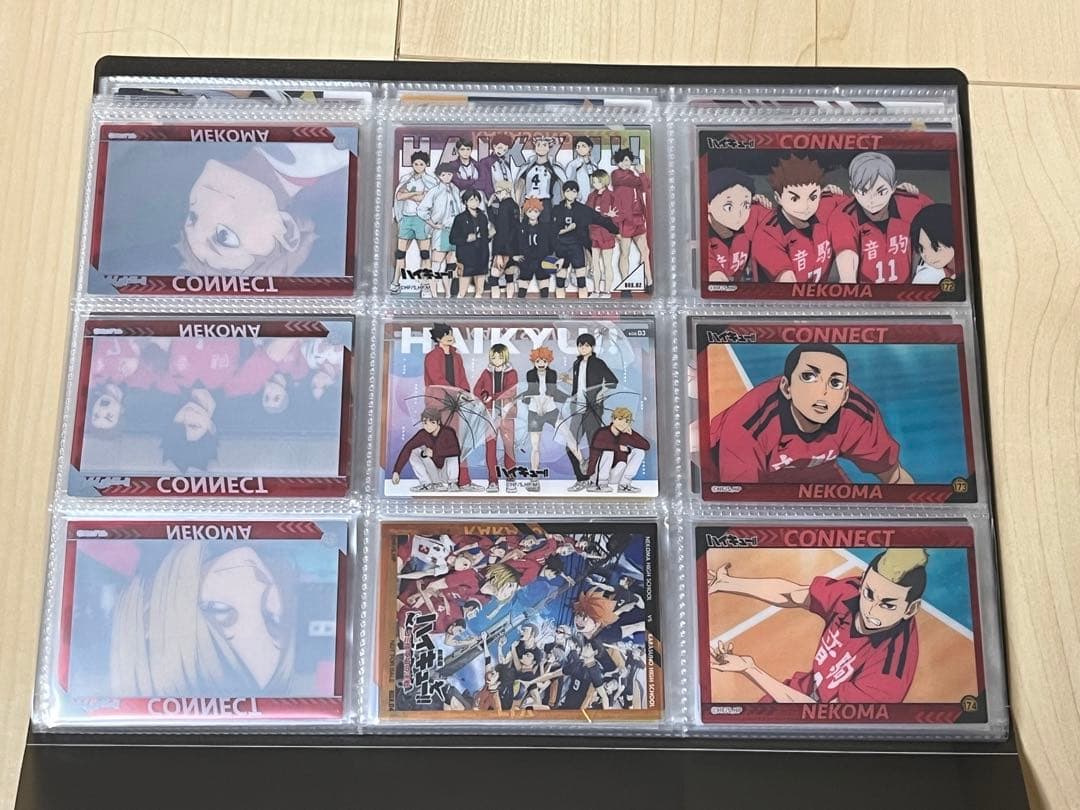 ハイキュー クリアカードコレクション1・2・3・4 全174種＋特典3枚 黒