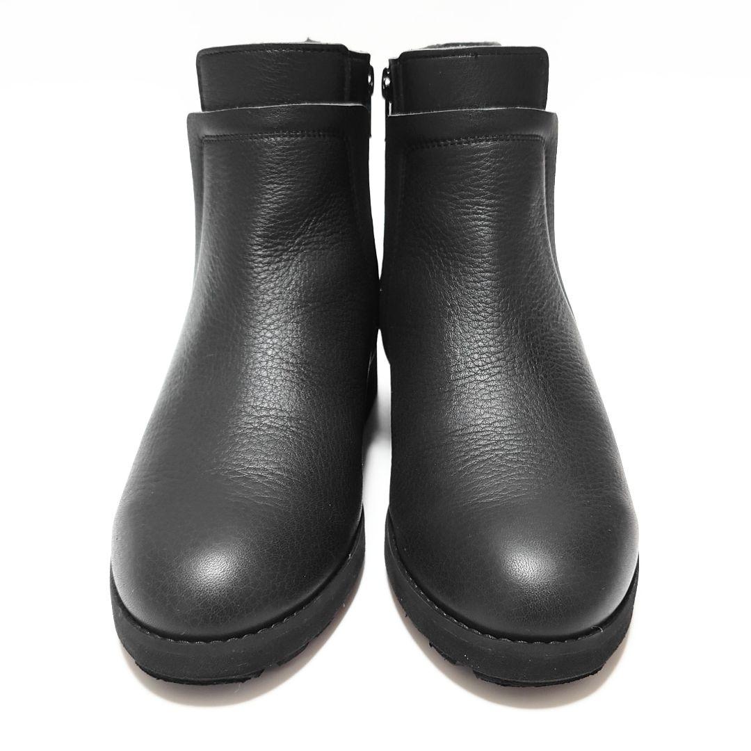 美品 アルテミス バイ ダイアナ 軽量 本革 サイドゴア ショートブーツ