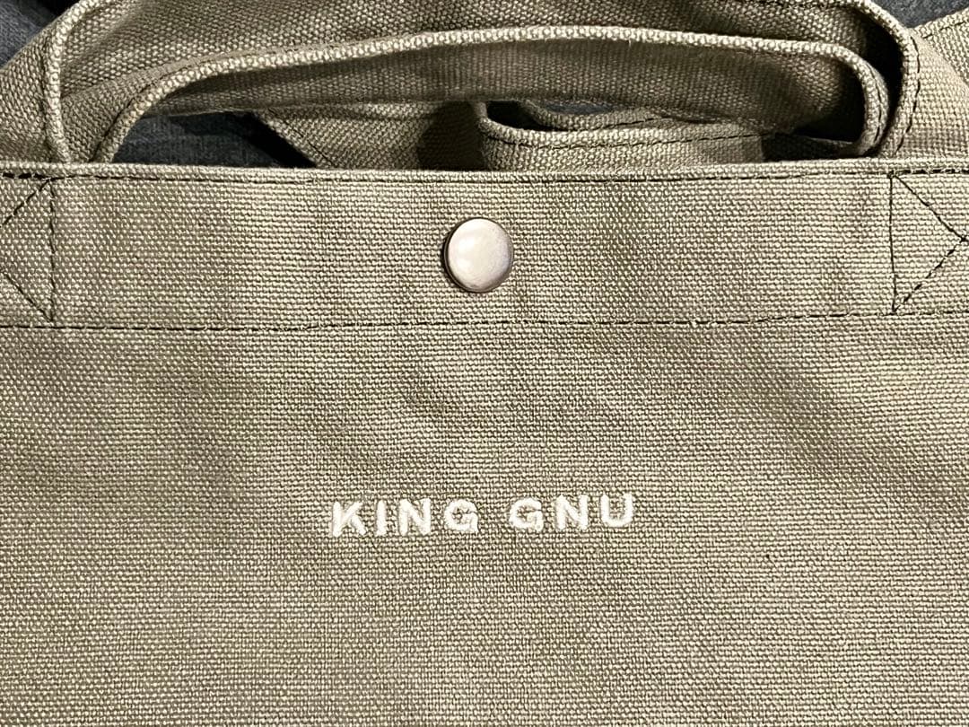 希少美品】King Gnu TAPE TOTE BAG トートテープバッグ - メルカリ
