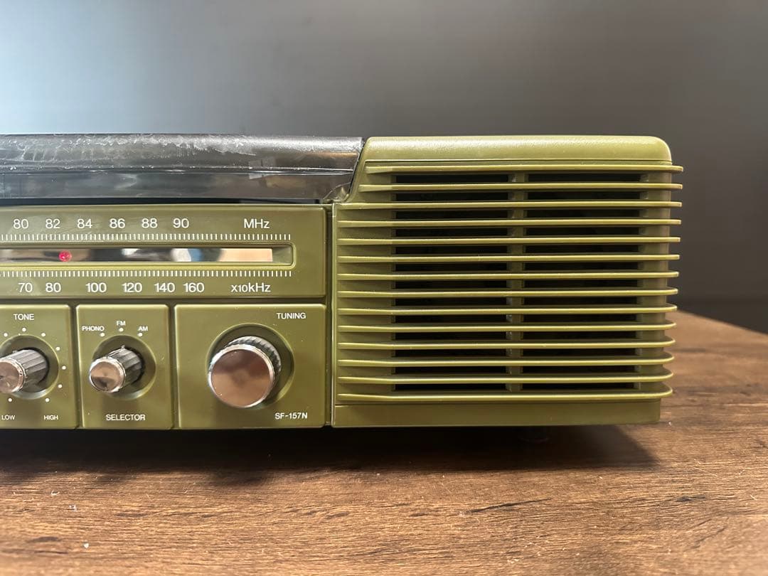 完動品 National ナショナル SF-157N レコードプレーヤー ラジオ