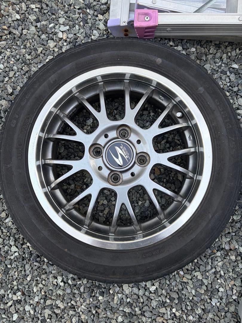 土日値下げ　S-HOLD 14インチ　4本セット Amazon | 【軽自動車用】S-HOLD S-8M (14×4.5J 4-100 +45) ガンメタ