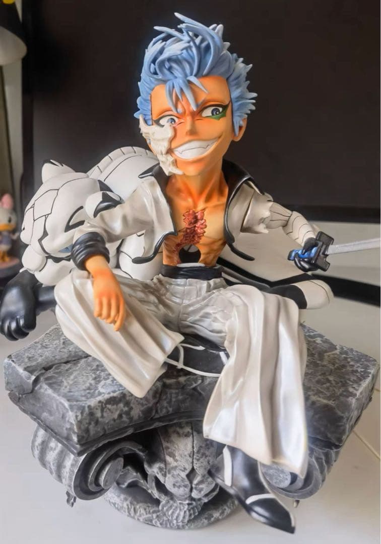 BLEACH 黒衣少年図 グリムジョー ガレージキット ガレキ スタチュー⑥