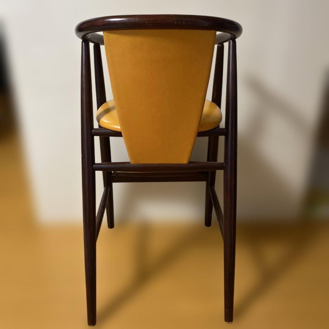 飛騨産業 キツツキマーク アンティーク ベビーチェア ハイチェア