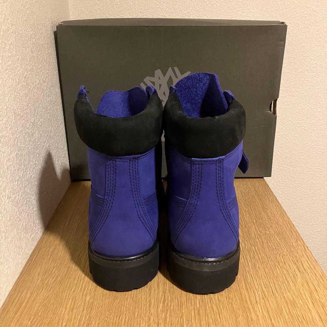 ✨新品✨　Timberland 6インチ　プレミアムブーツ 25.5cm ブルー