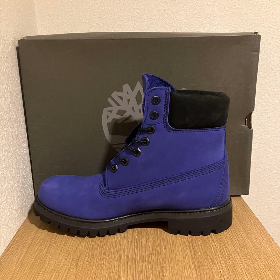 ✨新品✨　Timberland 6インチ　プレミアムブーツ 25.5cm ブルー