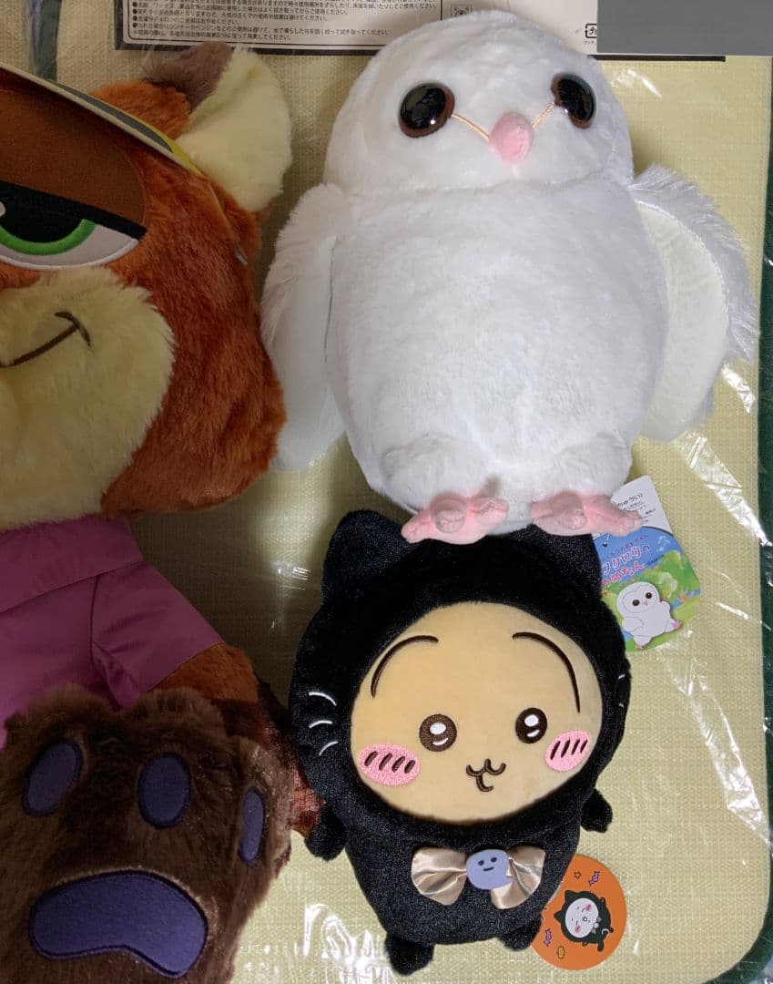 ディズニー ズートピア2 ニック ジュディ ちいかわ うさぎ 梟