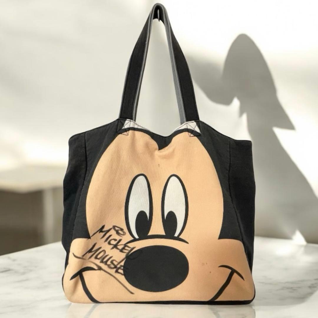 超レア！ミッキー直筆サイン入り ビッグフェイストートバッグ