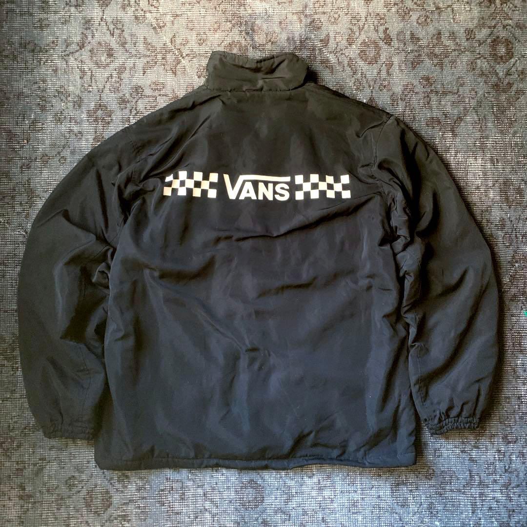 希少 00s VANS バンズ コーチジャケット 裏ボア ナイロン 黒 グランジ 美品 VANS裏ボアコーチジャケット ブラック サイズL｜Yahoo!フリマ（旧