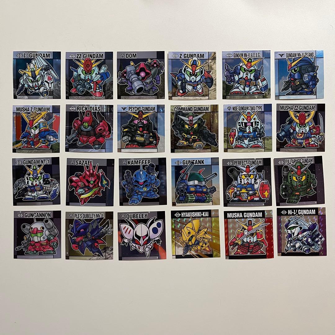 元祖SDガンダムスナック ステッカーセット 24種 24枚 - メルカリ