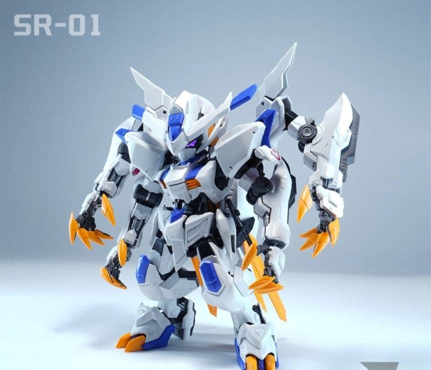 海外製】バエル バルバトス似 形態切替可 MGSD相当 発光 組立式