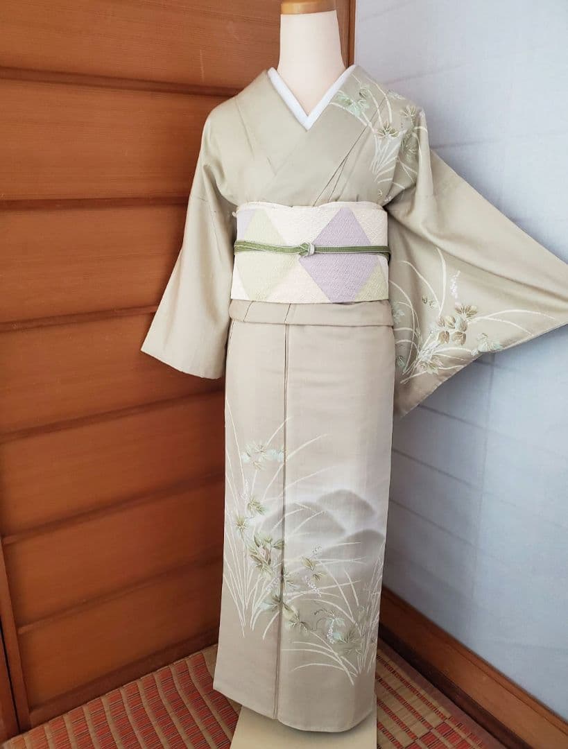 逸品＊】紬の訪問着 染め紬 小糸染芸 - whittiercityguide.com 日本