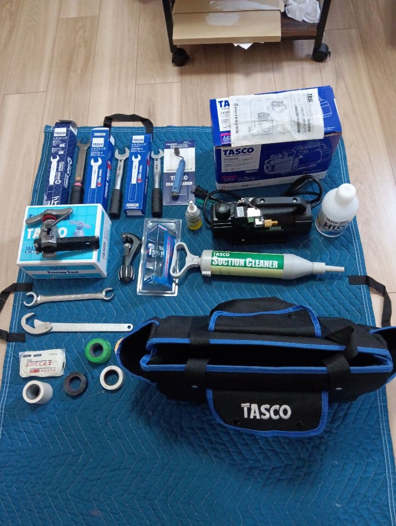Y*u様 限定値下げ！おまけ追加　イチネンTASCO エアコン修理　工具セット 00000011125522_a01.jpg
