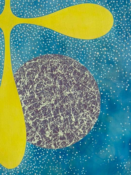 油絵 現代アート Aoi Kiri no Naka あんどうまさひろ - メルカリ