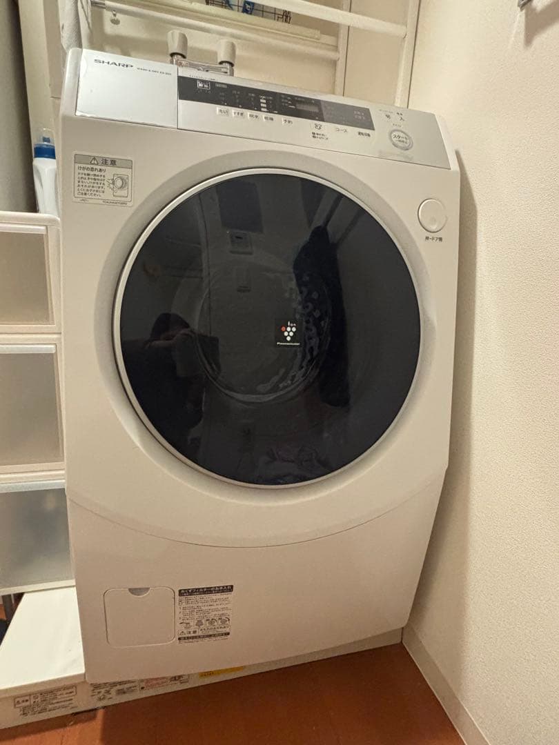 SHARPドラム式プラズマクラスター洗濯乾燥機 ES-ZH1 10kg 左開き