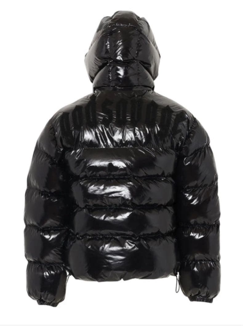 godsavage ブラック ダウンジャケット - メルカリ