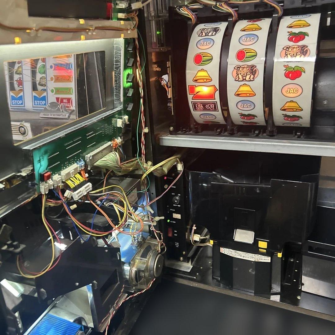 パチスロ4号機 島唄30 遅れ基盤 オートプレイコイン不要機付き - メルカリ