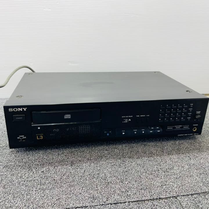 SONY 業務用CDプレーヤ　CDP-L3 中古音響機器 SONY CDP-L3 業務用CDプレーヤー】山陽電子商会 第弐録音