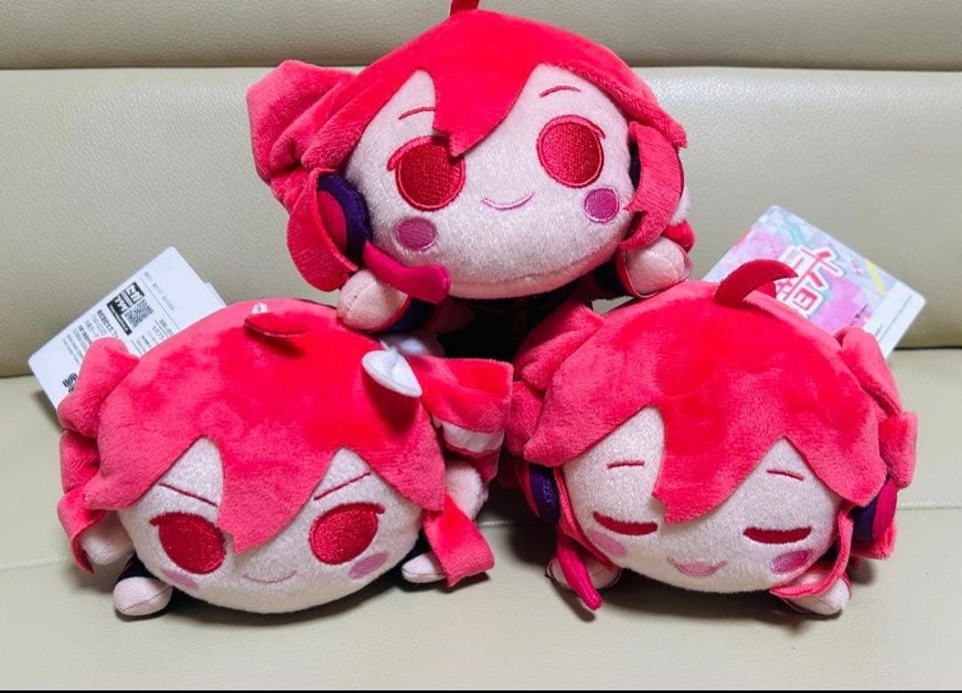 重音テト 寝そべりぬいぐるみ 全3種セット - メルカリ