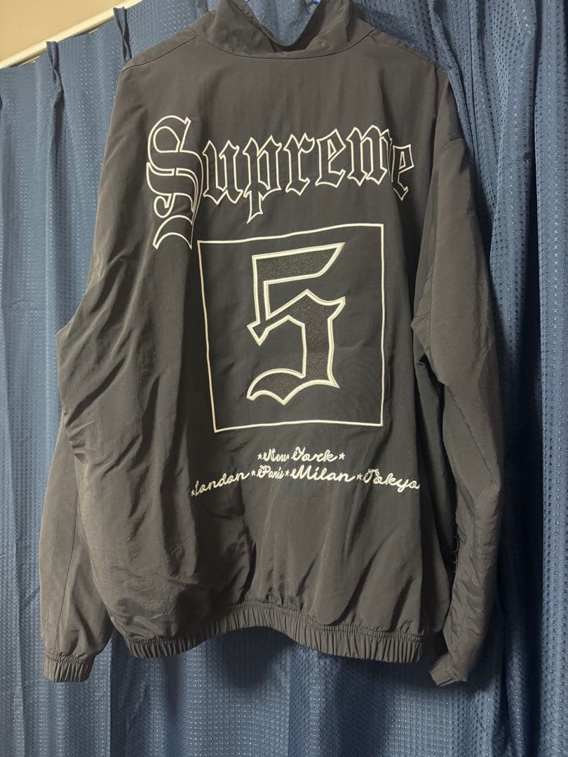 ジャケット・アウター Supreme Old English Track Jacket \"Black\"