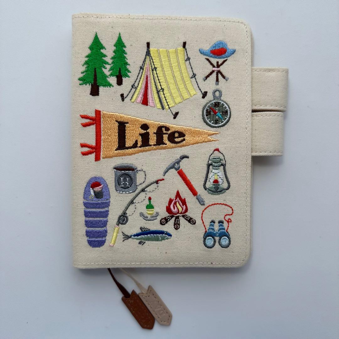 ほぼ日手帳カバー】オリジナル キャンプ - メルカリ