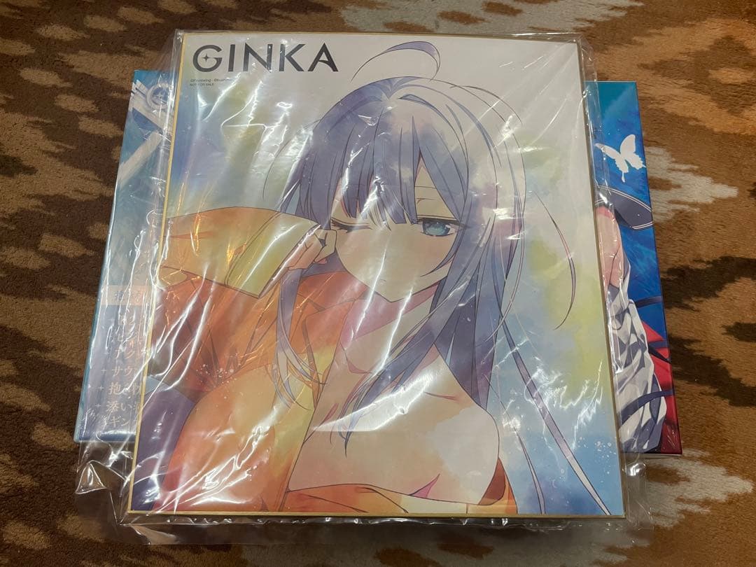 新品 Switch GINKA 抱き枕カバー付き特装版 初回特典 水彩画風色紙付