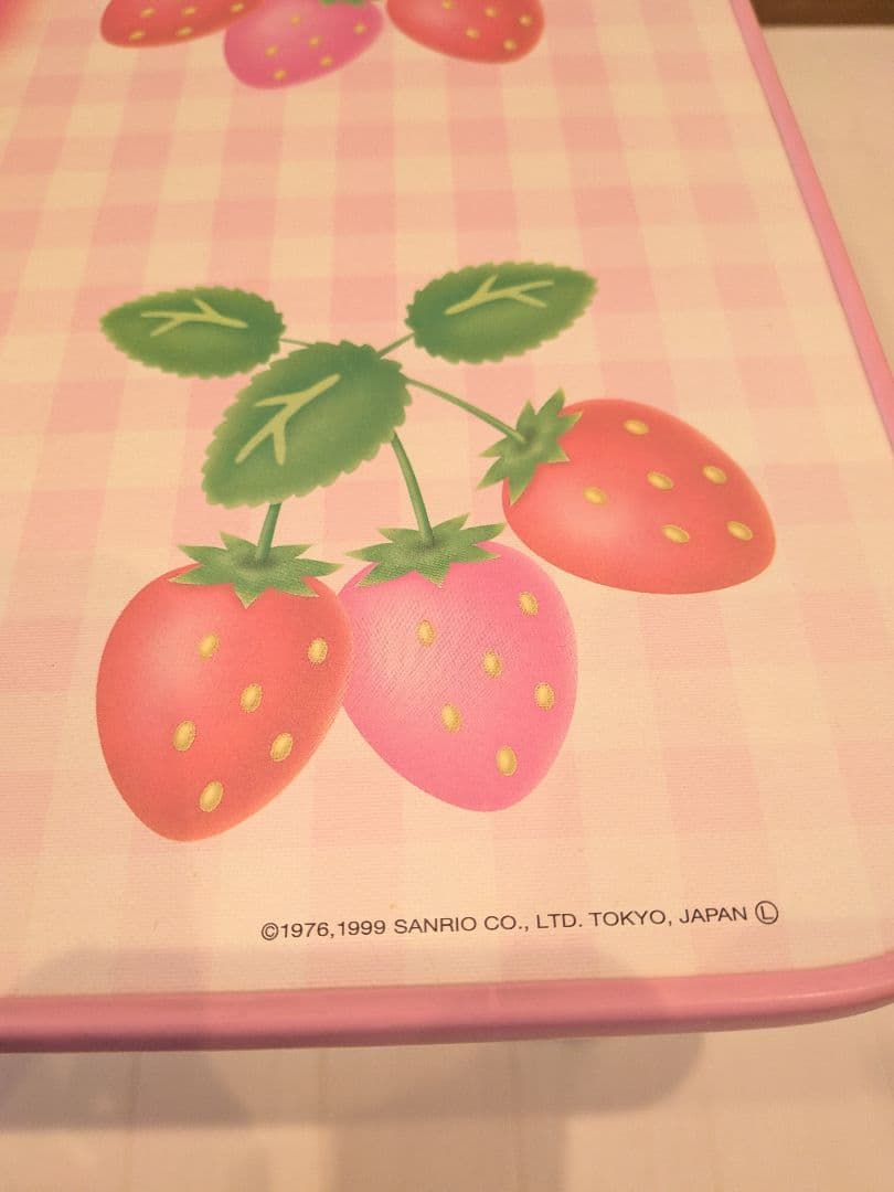 レトロ ハローキティ 折り畳みテーブル 野いちご 1999年 希少 サンリオ