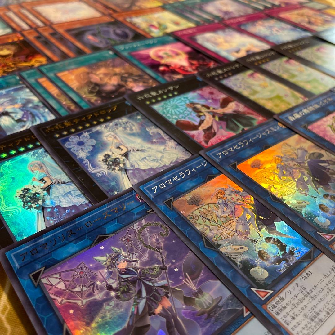 本格構築 アロマ六花デッキ スノードロップ ボタン ティアドロップ