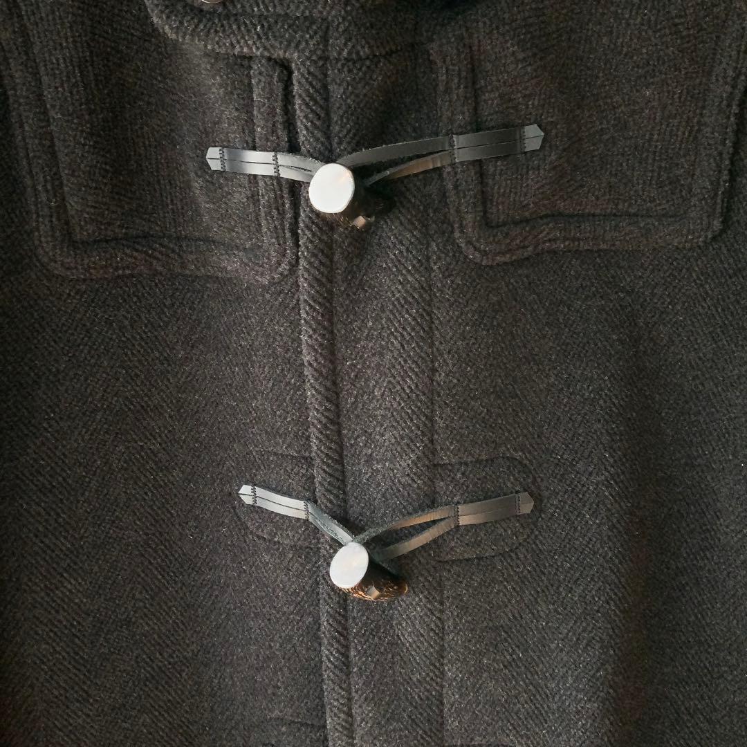 極美INVERTEREインバーティア ダッフルコート38チャコールグレー英国製