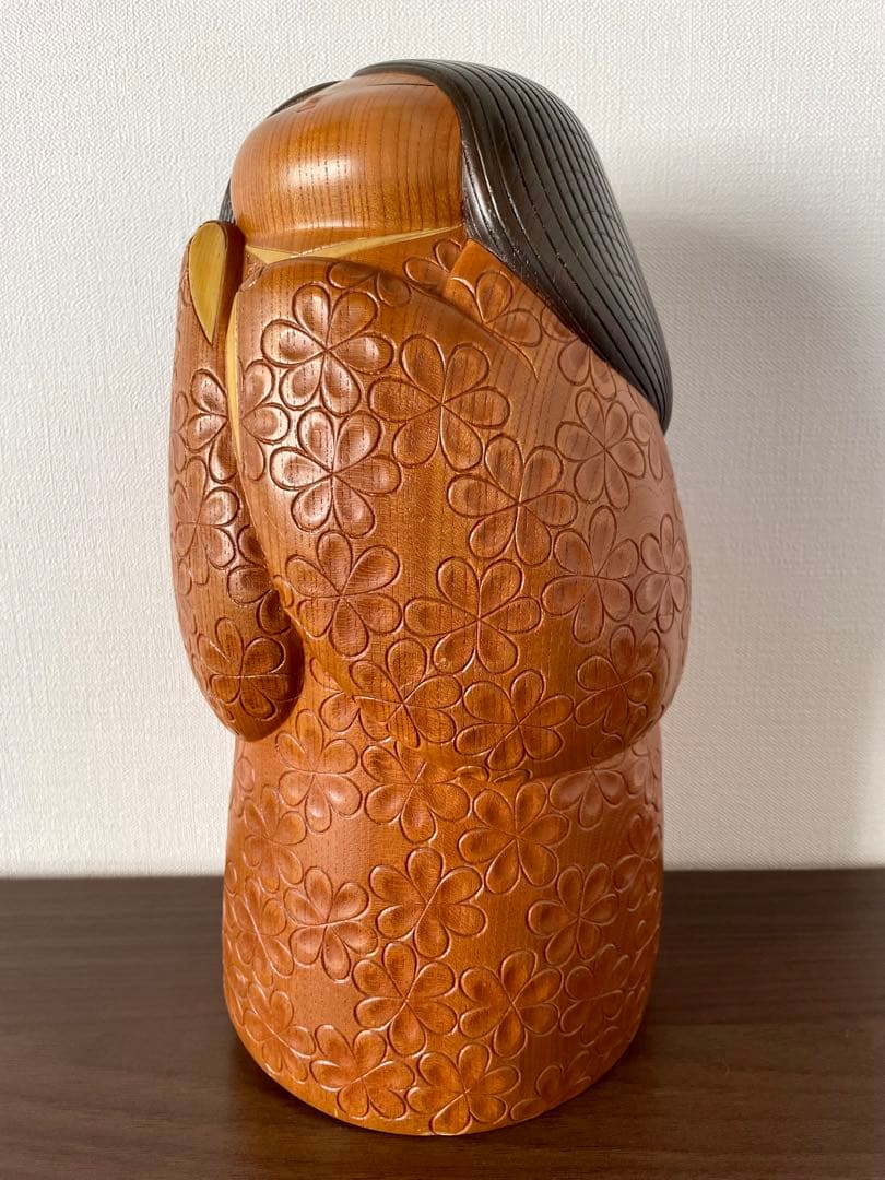 吉田 多加志 Takashi 創作 こけし kokeshi doll 木製 人形