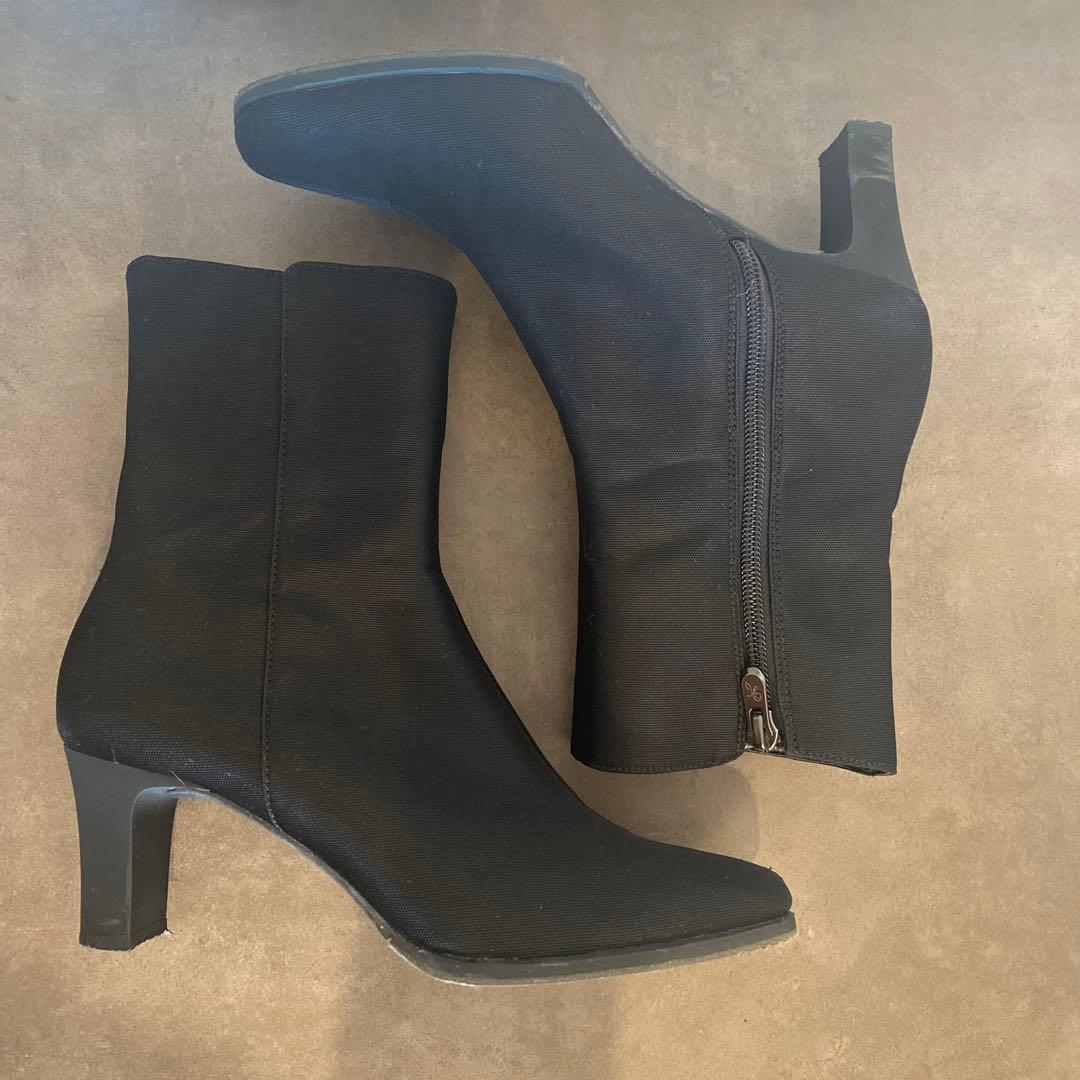 定価35,000円　銀座かねまつ アクアベル レインブーツ 23.5cm