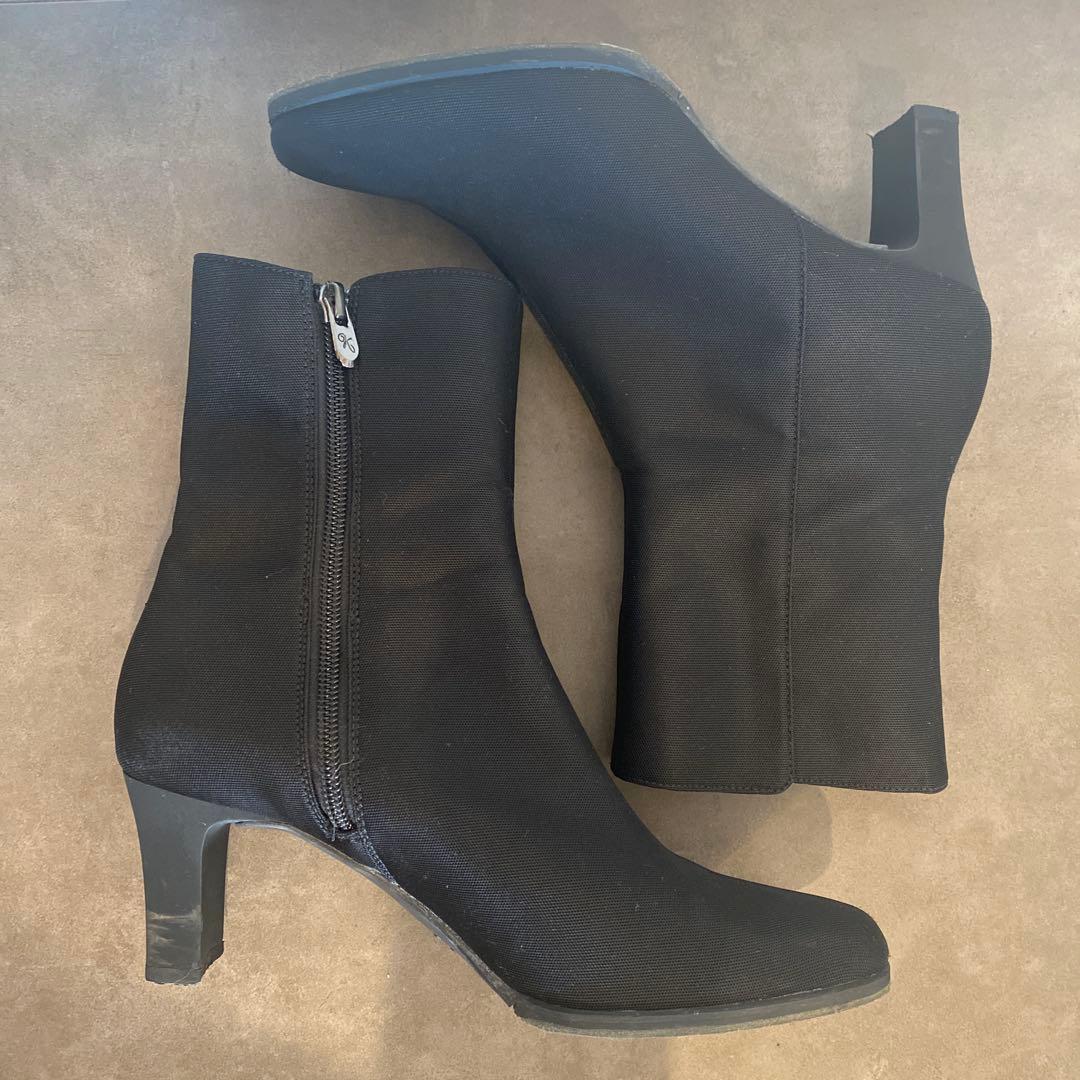 定価35,000円　銀座かねまつ アクアベル レインブーツ 23.5cm