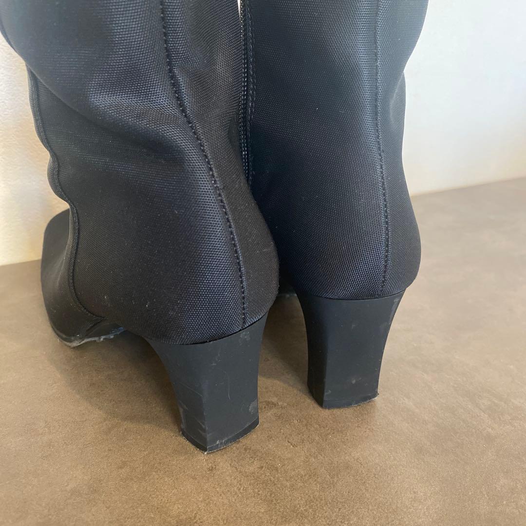 定価35,000円　銀座かねまつ アクアベル レインブーツ 23.5cm