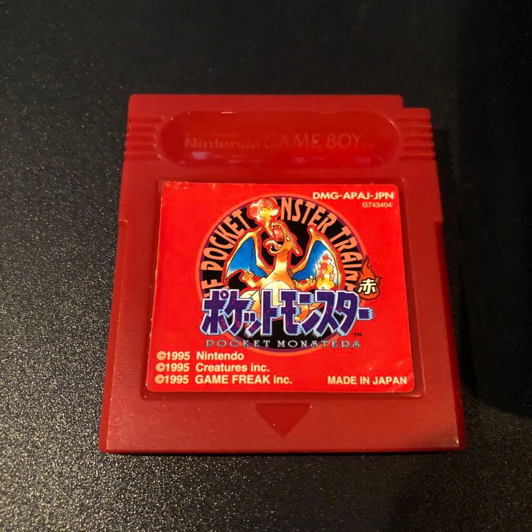 ポケットモンスター赤 レッドカセット換装品 ゲームボーイ ポケモン