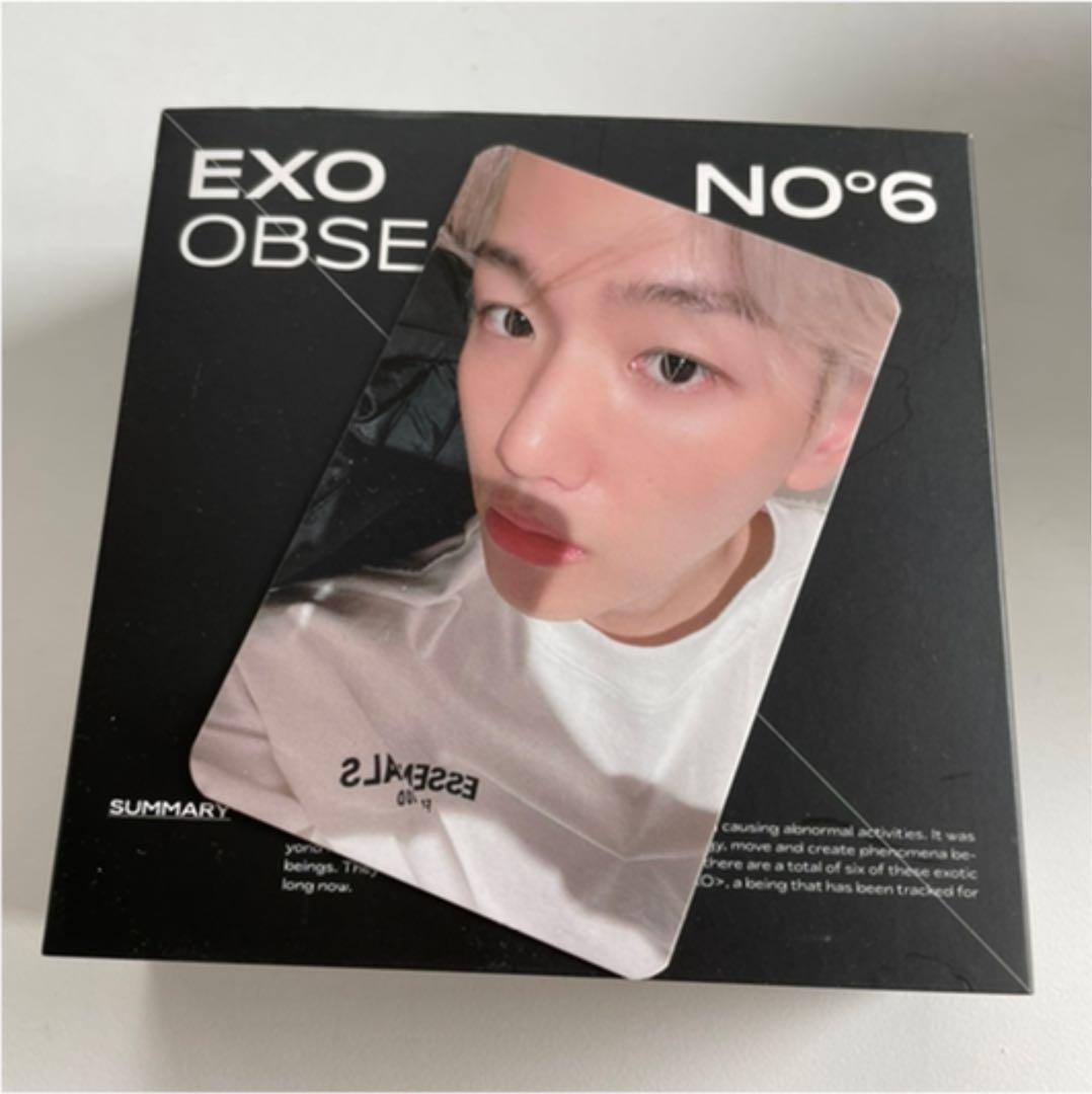 EXO ベッキョン キノ トレカ obsession EXO BAEKHYUN Official Photo Card Obsession The Sixth Studio Kihno
