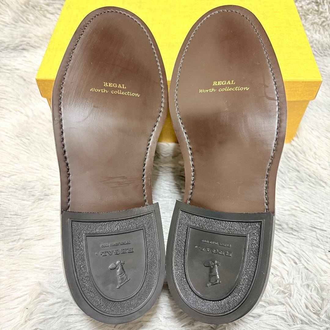 新品✨REGAL 25.5cm タッセルローファー J647 ウイングチップ黒