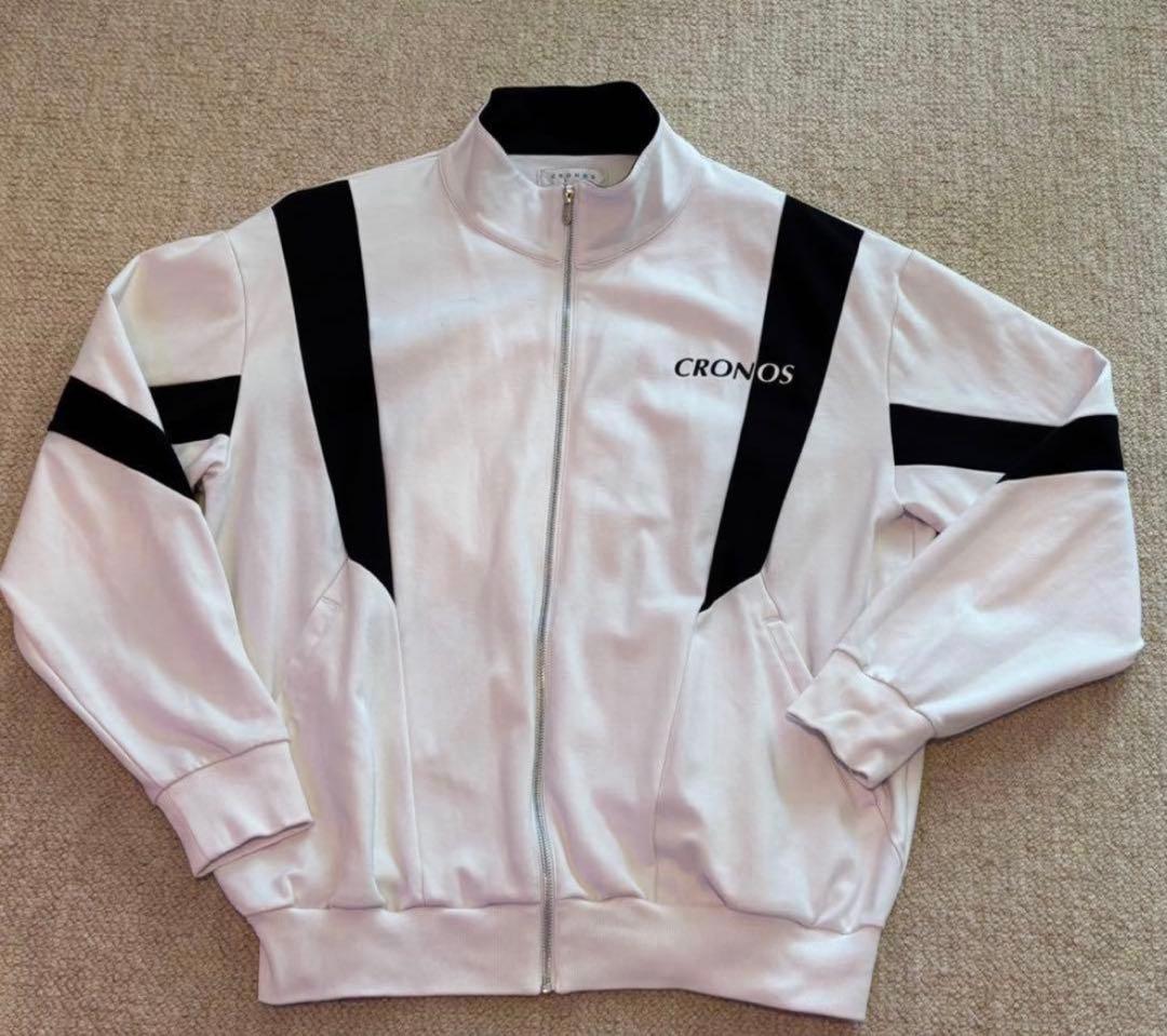 CRONOS ナイロンジャケット M ホワイト/ブラック - メルカリ