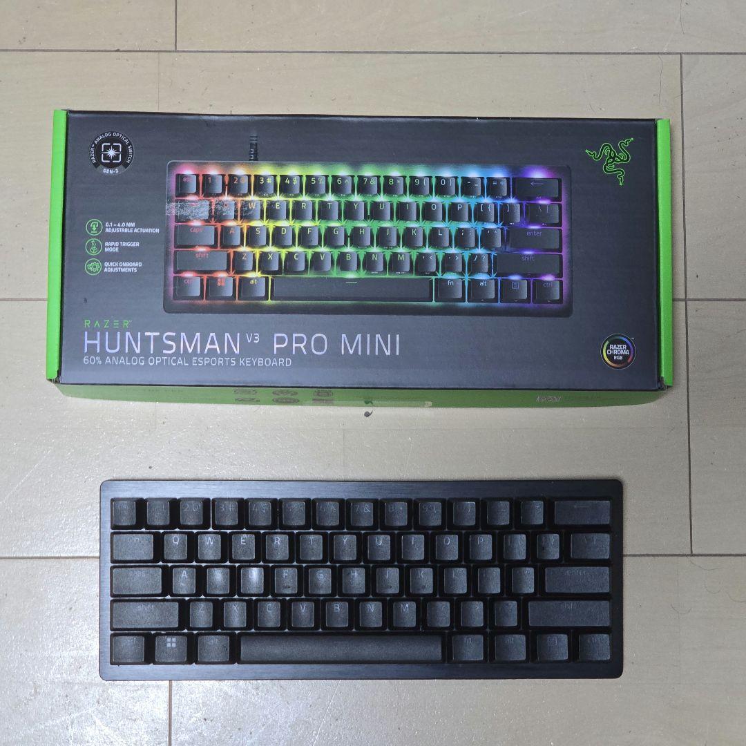 Razer Huntsman V3 Pro Mini キーボード Amazon.com: Razer Huntsman V3 Pro Mini 60% Esports Gaming Keyboard