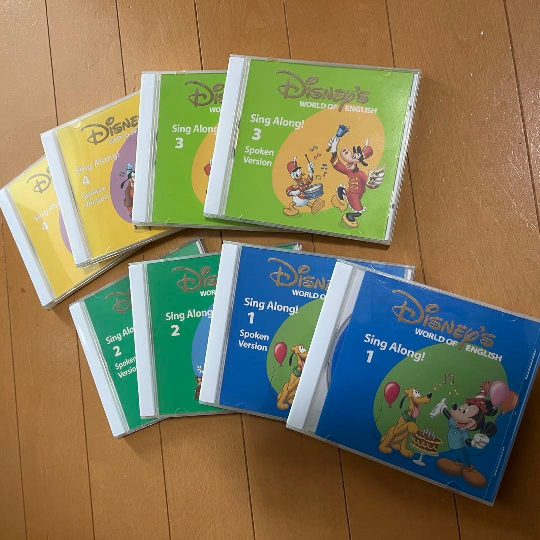 Disney's World of English Sing Along! 8枚 - メルカリ