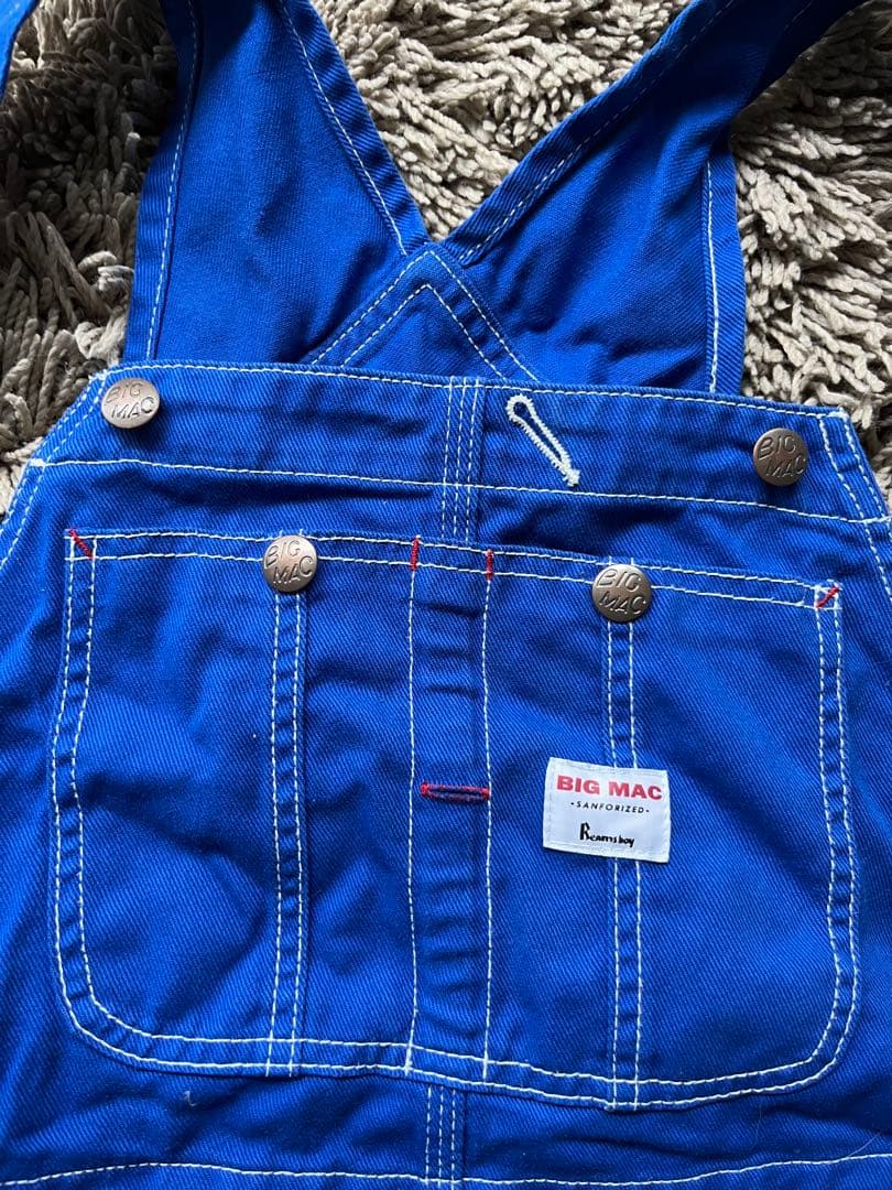 完売品！激レア！BIG MAC x BEAMS BOY別注ブルー青オーバーオール