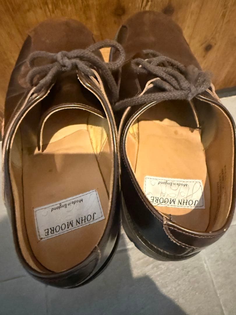 JOHN MOORE ジョンムーア スエード レザーシューズ 英国製 UK7