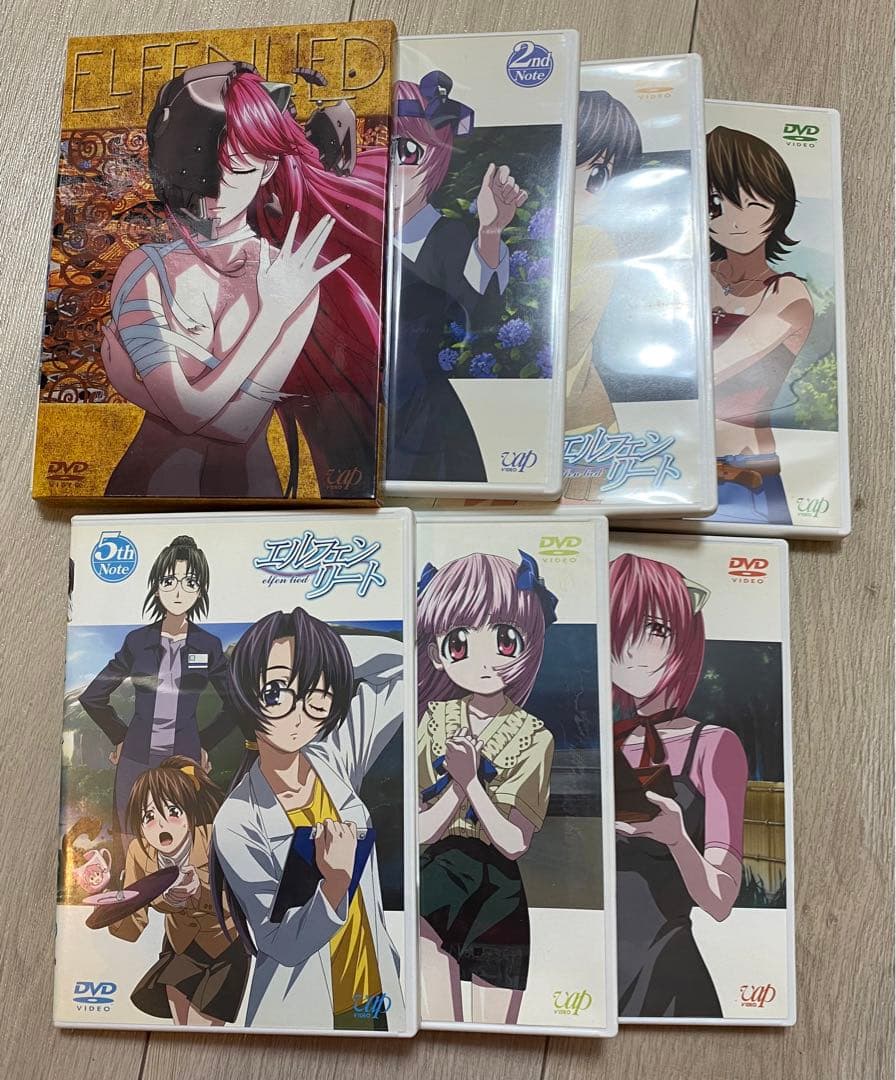 エルフェンリート DVD 全巻 7巻セット まとめ売り - メルカリ