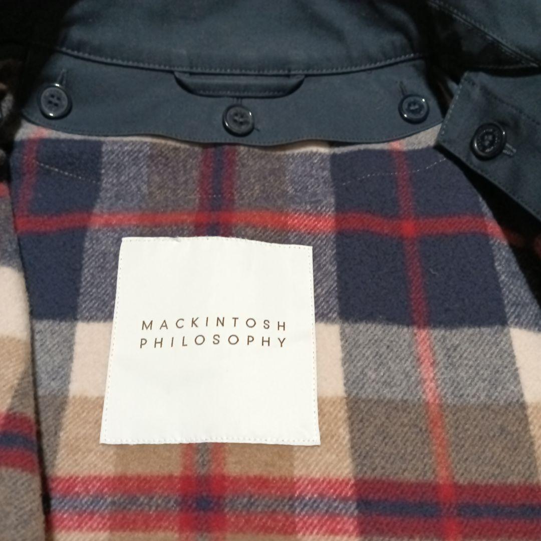 マッキントッシュフィロソフィー ライナー付 ステンカラー ハーフ