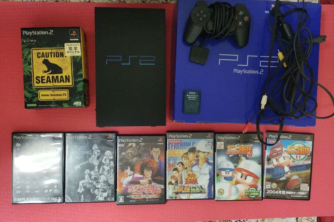 プレイステーション2 PlayStation2 Sony PlayStation 2 PS2 Midnight Black Console JAPAN NTSC-J SCPH