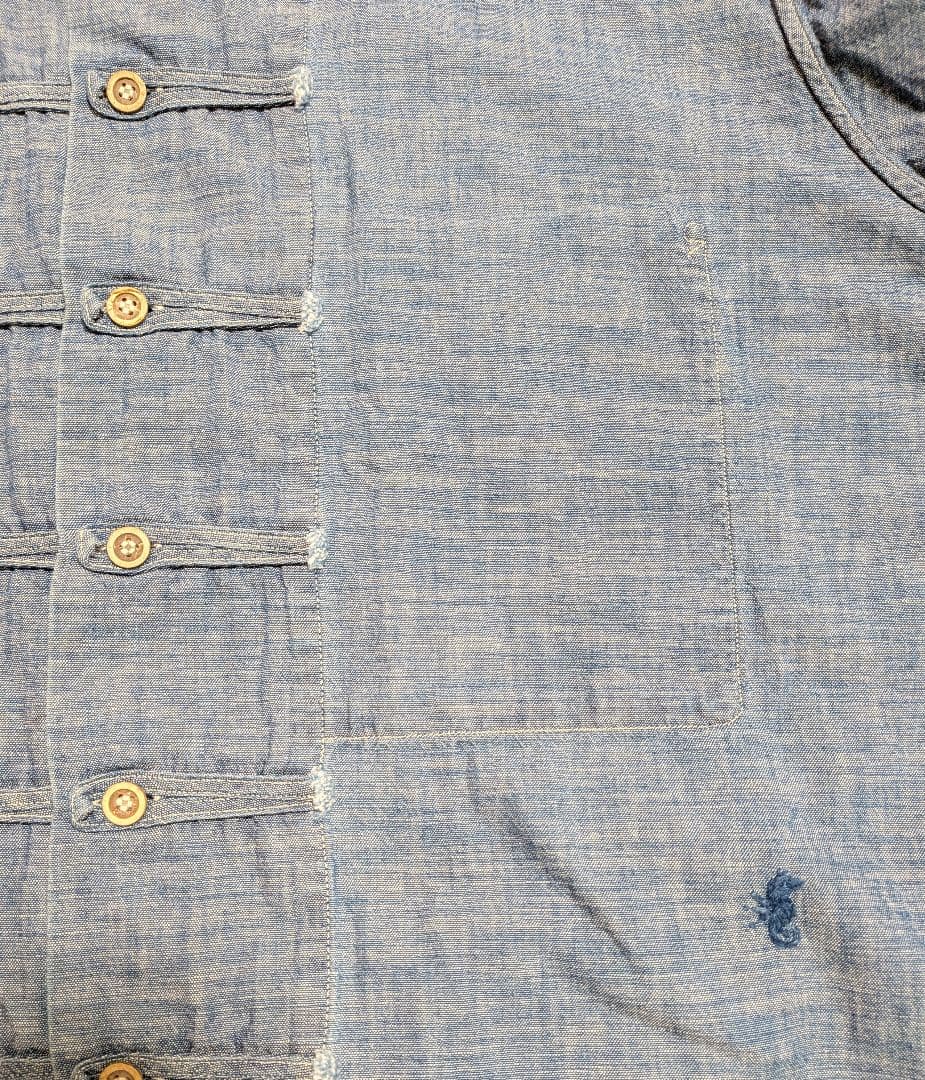 45Rイースタンシャツ: ｜45R 45R タツノオトシゴダンガリーシャツ 日本