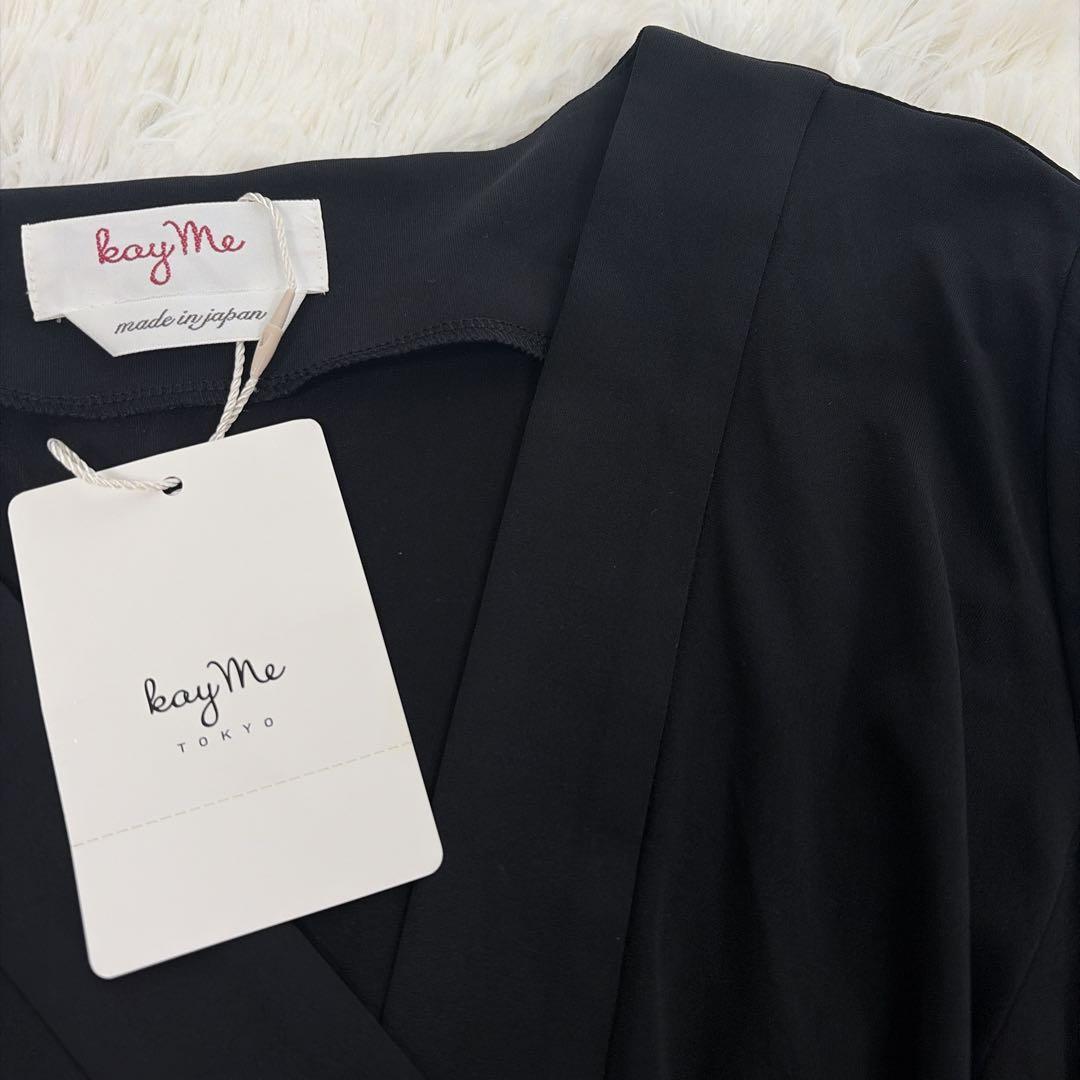 未使用タグ付 kayme ケイミー 定価4.1万 ラップワンピース 11 日本製