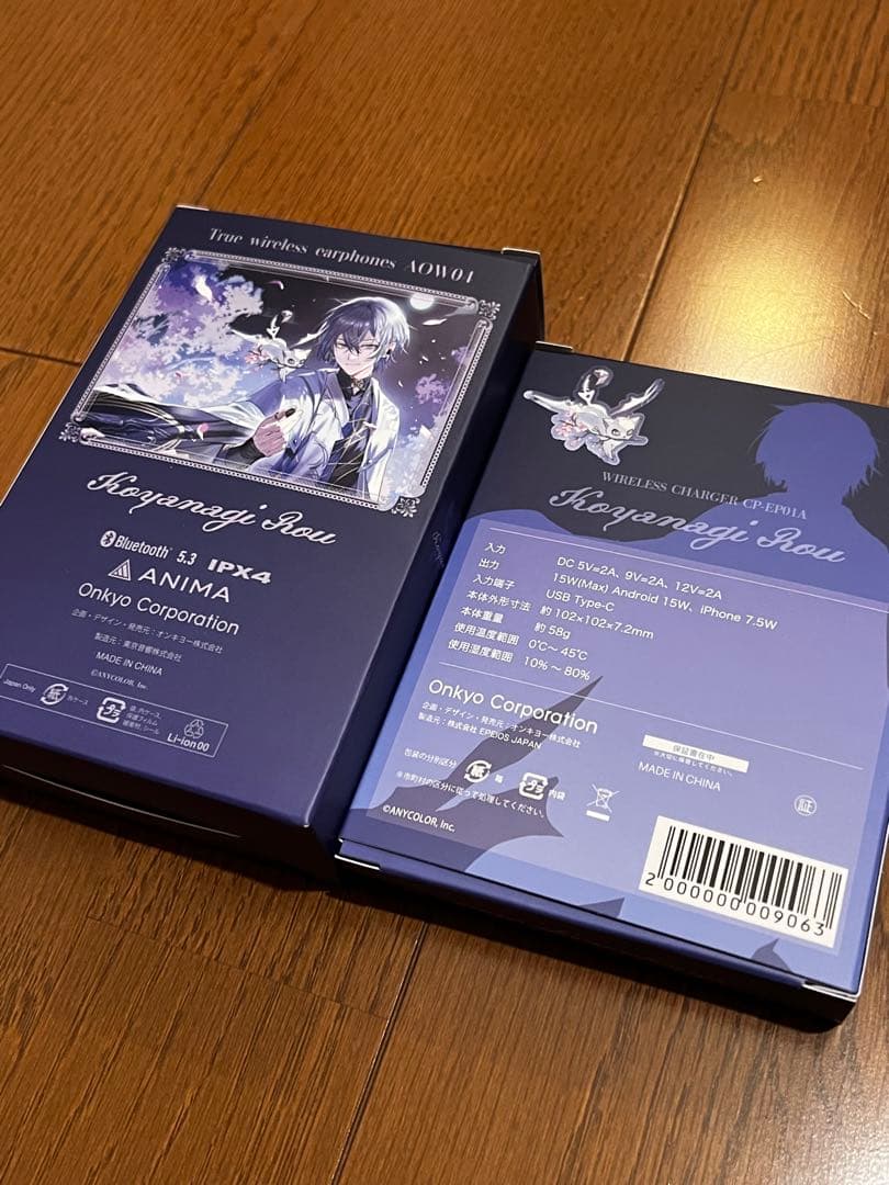 小柳ロウ ワイヤレスイヤホン&充電器ONKYO ANIMA AOW04 音アニ - メルカリ